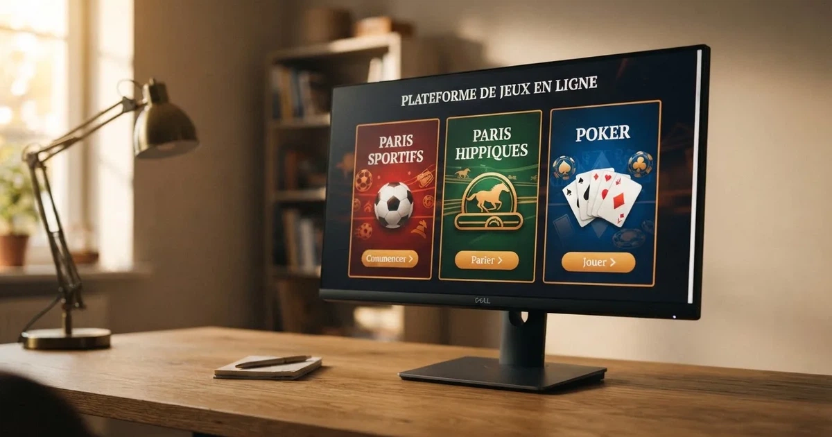 Ecran d'ordinateur affichant un tableau comparatif de plusieurs sites de jeux d'argent