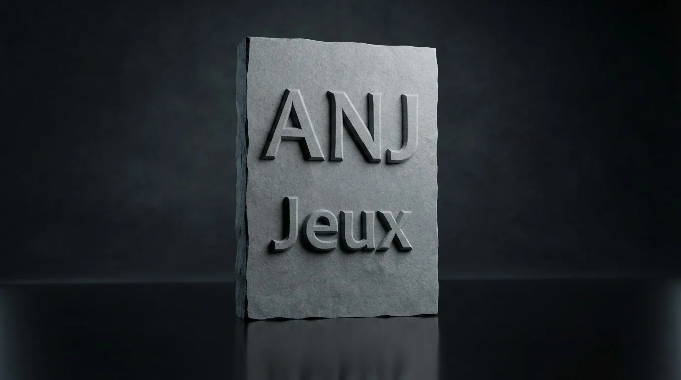 Logo de l'Autorité nationale des jeux (ANJ), le régulateur français des jeux d'argent en ligne